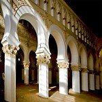 St-Maria-la-Blanca Мавританские арки Главной Синагоги Толедо