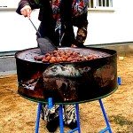 Так жарят каштаны в Каталонии
