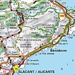 map_Alcoy Карта местоположения г. Алькой