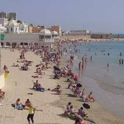 Пляж Калета в Кадисе