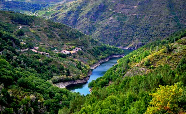 панорама Рибейра Сакра, Галисия, Испания