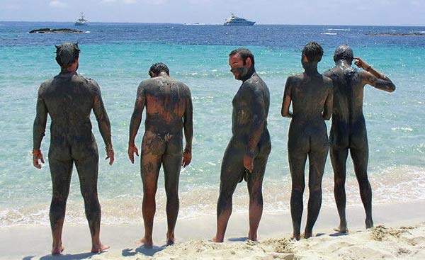 Форментера, глиняный пляж