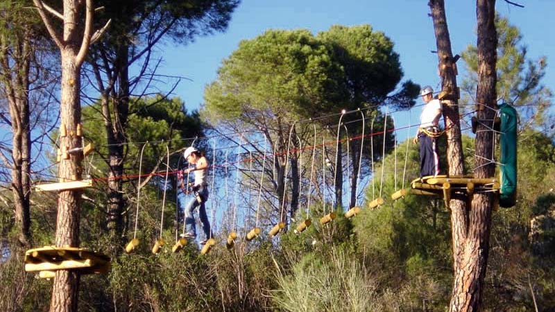 Парк активного отдых в окрестностях Мадрида